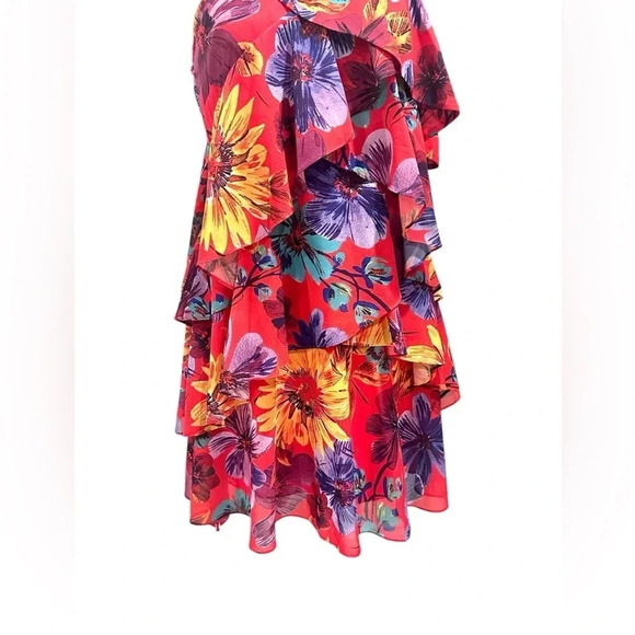 NWT Milly Lexi Wildflower Dress Mini Floral Size 2 - Picture 4 of 12